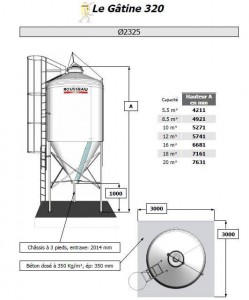 SILO GATINE 320